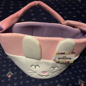 Plushible Pink Bunny Plush Easter Basket NWT